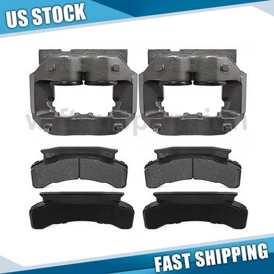 Front Left & Right Brake Caliper & Brake Pads fits Chevy B60 Chevrolet B7 - Image 1 of 4