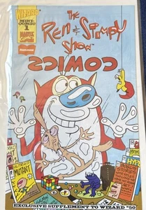 The Ren & Stimpy Show Mini Comic #1 Ashcan ~ Marvel Wizard Exclusive 1995 - Picture 1 of 2