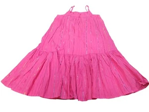 Wonder Nation Flowy Maxi Dress Girls Pink Metallic size S 6/6X NWT - Picture 1 of 4