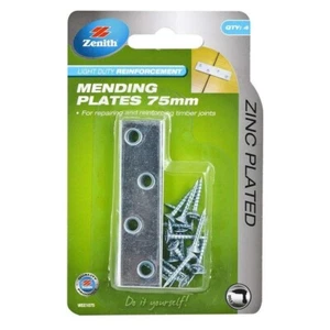 Zenith Light Duty Reinforcement Mending Plates 19mmX75mm WEE1075 - Picture 1 of 1