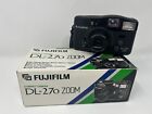 Fujifilm DL-270 Zoom 35mm Film Point and Shoot Camera Black Film Tested Boxed
