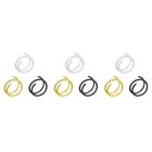 9 Pcs Spiral Nose Ring Studs Fashion Decorations Rings for Women Clips