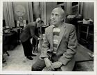 1983 Press Photo Alderman William Slaby at city hall in Holyoke - sra21426