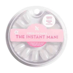 Press-On Nails Instant Mani Oval Medium, Pink Goldfish, Olive & June, 42 Pieces - Picture 1 of 14