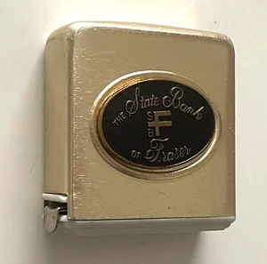 THE STATE BANK OF FRASER Fraser MI PROMO 77" MASSBAND Long Gone Bank SCHÖN! - Bild 1 von 6