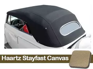 1958-1964 VW Bug Convertible Top Haartz Stayfast Canvas - Picture 1 of 5