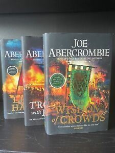 The Age of Madness Trilogy by Joe Abercrombie 3 X Hardback, 2 Signed Waterstones