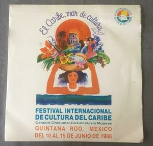 MARIA DE JESUS PINZON - EL CARIBE MAR DE CULTURA - MEXICAN 7" SINGLE PS FOLK - Imagen 1 de 4