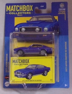 KKar Matchbox - 2024 Collectors - #17/20 *1977 Aston Martin V8 - Blue - Picture 1 of 6