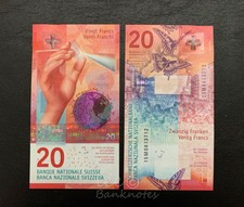 SWITZERLAND - 2015  20 Francs  | UNC 