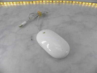 GENUINE Apple Wired Laser Mighty Mouse A1152 USB UK SELLER FREE P&P #225 - Image 1 of 2