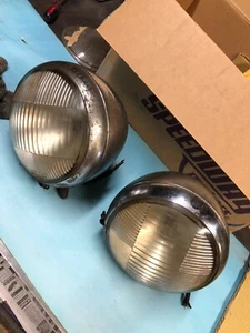 Chevrolet 1935 1936 Headlights pair GM Pontiac Buick - Picture 1 of 8
