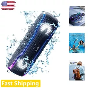 25W Super Bass Bluetooth Speaker - Portable Entertainment with EQ Pulsing Lights - Picture 1 of 9