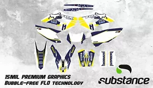 Graphics kit HUSABERG FE TE 125 250 300 350 450 501 2013 2014 STICKERS DECALS - Picture 1 of 1