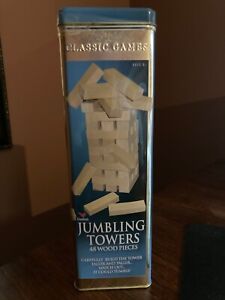 NEW Tumbling Jumbling Towers Wood Block Game