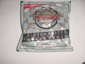 NEW PAIR OF BRAKE SHOES LAMBRETTA 200cc Servetta front+rear - Picture 1 of 5
