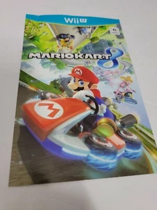 Mariokart 8 Nintendo Wii U MANUAL ONLY Authentic Insert - NO Game - Picture 1 of 4
