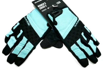 Guantes Dakine Cross X para mujer medianos de ciclismo azul del Nilo/negro Foto 1 de 4