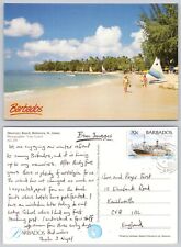 c27016 Discovery Beach Holetown  Barbados  postcard 1996 stamp