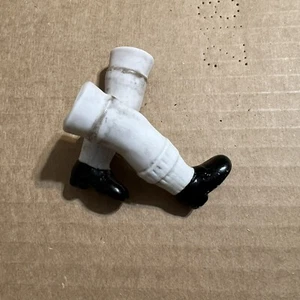Vintage Doll Legs Replacement Parts Restore Bisque Porcelain For 11” Dolls Shoes - Picture 1 of 8