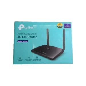 TP-Link Archer MR200 Cat4 AC750 Mbps Dualband 4G LTE WLAN Router - Schwarz - Bild 1 von 9