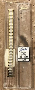 Vintage Speidel Twist-o-flex 10-13MM Silver/gold Tone Watch Band 2209/16 - Picture 1 of 21