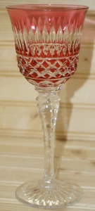 Cristallerie Lorraine France Bicchiere da vino rosso rubino, 8 1/8" (S4) - Foto 1 di 12
