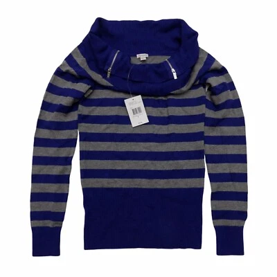 Suéter Guess Pequeño Para Mujer Loray Hombro Descubierto Tejido Top Manga Larga Azul Carbón Foto 1 de 4