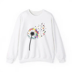 Pusteblume Autism Spectrum Sweatshirt, Pusteblume Crewneck, Autism Awareness - Bild 1 von 33