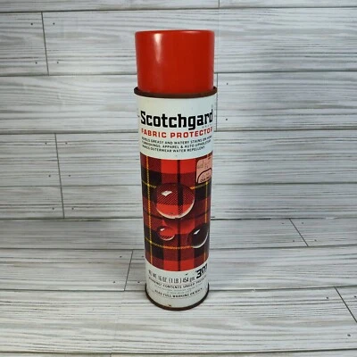 Vintage Scotchgard 3M FABRIC PROTECTOR 16 oz Old Formula Upholstery Full - Image 1 of 4