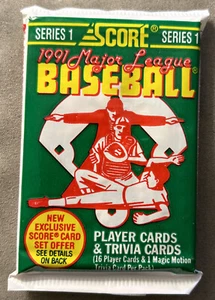 1991 Score Pack Todd Stottlemyre Blue Jays (Top) Geno Petralli Rangers (Back) - Picture 1 of 2
