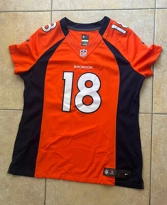 DENVER BRONCOS PEYTON MANNING JERSEY SIZE LARGE WOMANS  - Picture 1 of 2
