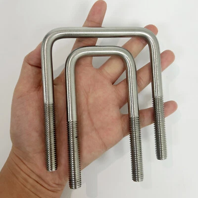 M10 U-Bolt N-Bolt & Nuts High Tensile for Boat Trailers Square U Bolt