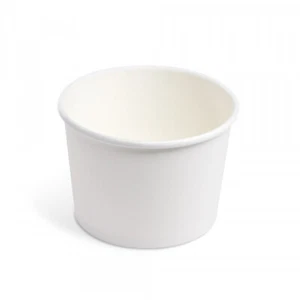 50 Papierbecher 500 ml S Weiß rund - Hochwertig und umweltfreundlich - Bild 1 von 1