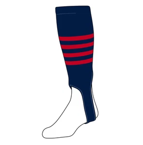 TCK Baseball Stirrups Large (300I, 5in) Navy, Red, Navy - Picture 1 of 1