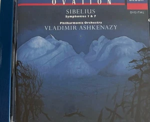 SIBELIUS - Symphonies 1 & 7 - Ashkenazy/Phil Orch CD Exc Cond! Decca W. Germany - Picture 1 of 2