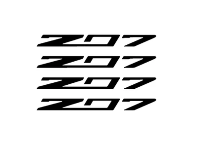 Calcomanías de rueda Chevrolet Corvette Z06 Z07 (juego de 4) Foto 1 de 3