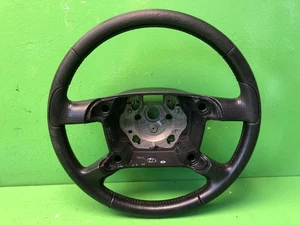 VW CARAVELLE Steering Wheel T5 03-16 4 Spoke Leather Black - Picture 1 of 4
