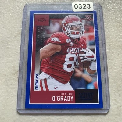 2020 Score Blue Artist's Proof #402 Cheyenne O'Grady RC Razorbacks 35/100 - Image 1 of 2