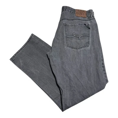 Pantalones de mezclilla para hombre Limited Research Group LRG gris lavado claro algodón 35x31 Foto 1 de 4