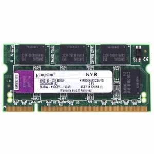 Kingston 1gb 400mhz Ddr Ddr1 Sodimm Memory Bench Ram Module Pc-3 Refurbished - Picture 1 of 2