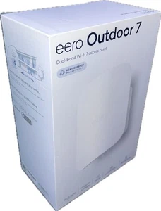 eero - Outdoor 7 Dual-Band Mesh Wi-Fi Router - White - Picture 1 of 2
