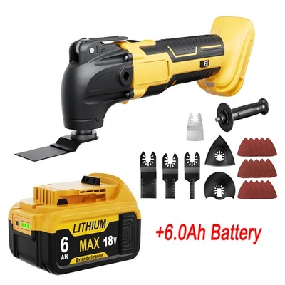 For Dewalt 18V Battery Cordless Oscillating Multi Tool 6 SPEED with Accessories - Image 1 of 4