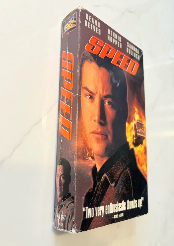 SPEED (VHS, 1999) Keanu Reeves Dennis Hopper Sandra Bullock / Action Thriller — 第 1/4 张图片