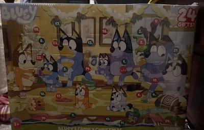 NEW Bluey’s Family Christmas Surprise Pack Advent Calendar 2022 Bluey Christmas - Image 1 of 3