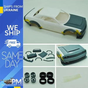DiOlex DP24072 1/25 018 Dodge Challenger SRT Hellcat Demon Widebody transkit AMT - Imagen 1 de 7