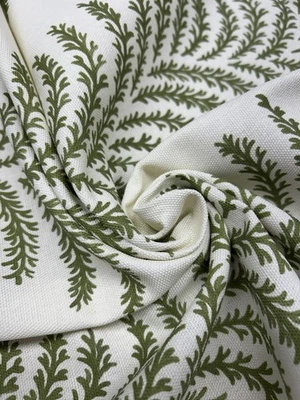 Warner House Aubrey Fern Fabric Remnants RRP £59.00 Per Metre - Image 1 of 4