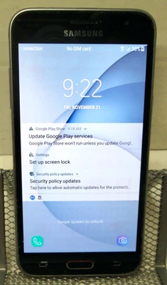 Samsung SM-J320V 16GB Galaxy J3 Verizon Smartphone in Black - Image 1 of 3