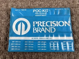 Precision Brand 19740 Poc-kit 5" Feeler Gage Assortment *Damage* - Picture 1 of 4