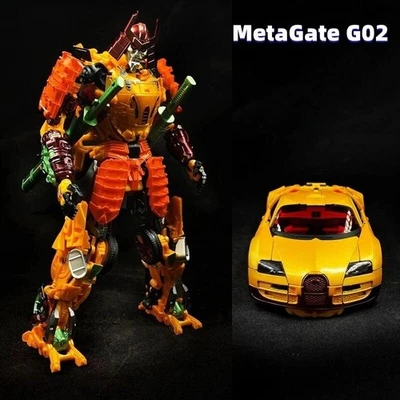 In Stock MetaGate G02 Ming Jiang Yellow Haiku Three Warriors 20cm ROBOT WITH BOX - Image 1 of 4